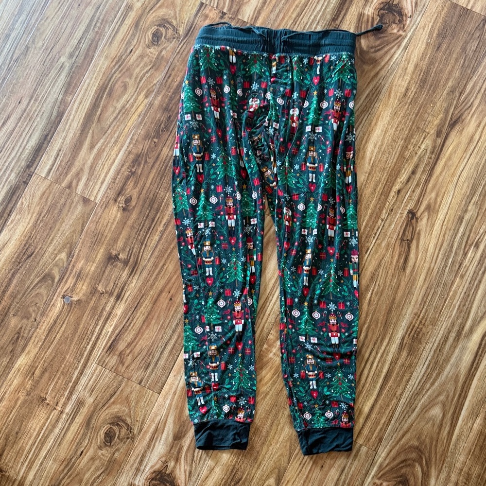 Little Sleepies Green Festive Pajama Bottoms